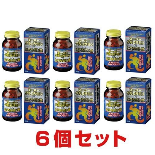 スーパーグルコサミン＆ヒアルロン酸（360粒）6個セット  芳香園製薬｜ably