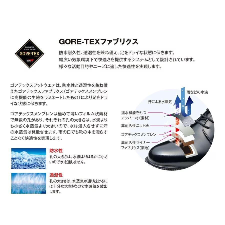 通勤快足 TK 7705 3E 防水 カジュアル ゴアテックス GOATEX ウォーキング ひも レジャー レイン 快適 歩く お出かけ 旅行 防滑 撥水 皮 ベーシック ahtk7705bl | 通勤快足 | 02