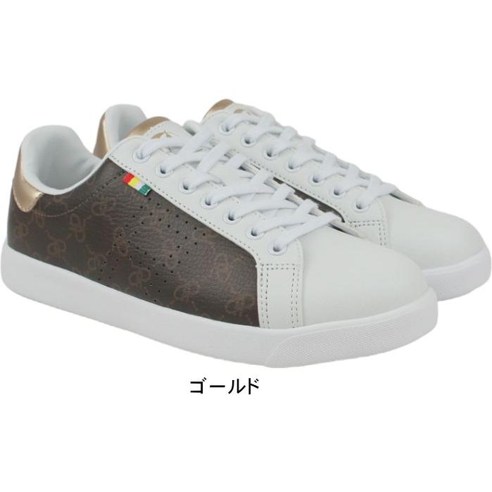 アーノルドパーマー レディース スニーカー レースアップ ひも カジュアル 白スニーカー 通学靴 ホワイト パンチング モノグラム Arnold Palmer al0707 | Arnold Palmer | 04