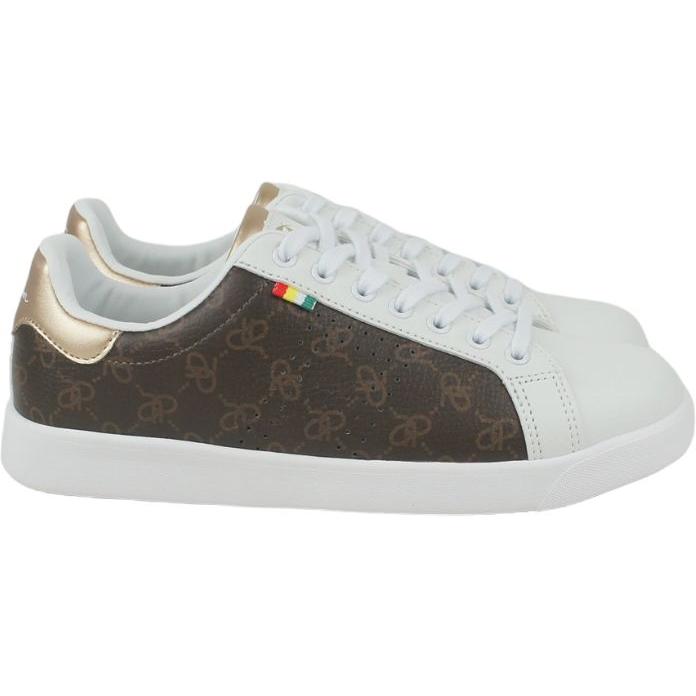 アーノルドパーマー レディース スニーカー レースアップ ひも カジュアル 白スニーカー 通学靴 ホワイト パンチング モノグラム Arnold Palmer al0707 | Arnold Palmer | 06