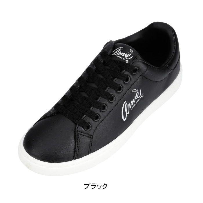 アーニー アーノルドパーマー レディース スニーカー レースアップ ひも コートタイプ カジュアル スニーカー 通学 靴 シューズ 黒 白 Arnold Palmer an0602 | Arnold Palmer | 01