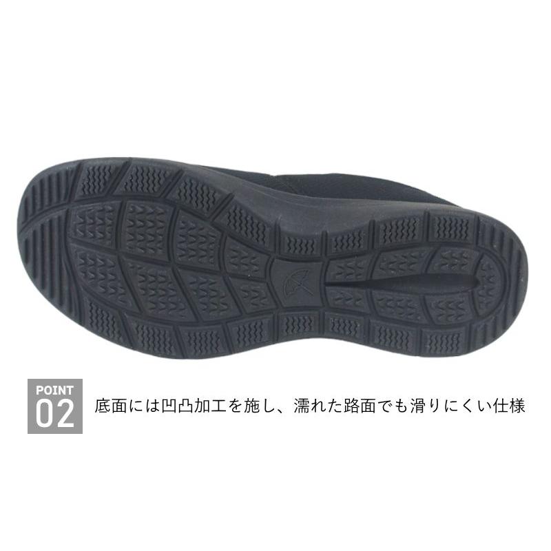 アーニー アーノルドパーマー レディース スニーカー スリッポン カジュアル スニーカー 通学 靴 シューズ 黒 ブラック Arnold Palmer an0932 | Arnold Palmer | 05