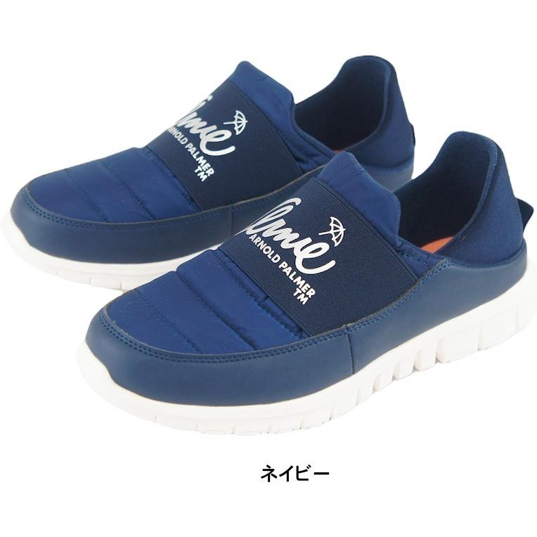 アーノルドパーマー スリッポン レディース スニーカー 2WAY サボサンダル クロッグ キックバック ゴム 黒 ブラック ブランド 秋 冬 Arnold Palmer an0952 | Arnold Palmer | 03