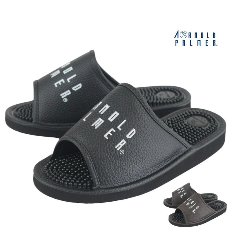 足ツボ 健康サンダル アーノルドパーマー サンダル メンズ 黒 ブラック ネイビー M L LL Arnold Palmer 履きやすい 疲れにくい おしゃれ シンプル ap2021 | Arnold Palmer