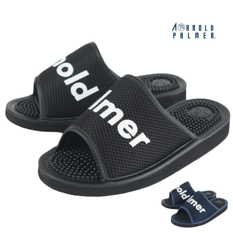 健康サンダル アーノルドパーマー サンダル メンズ 黒 ブラック ネイビー M L LL Arnold Palmer 履きやすい 疲れにくい おしゃれ シンプル 足ツボ ap2022 | Arnold Palmer