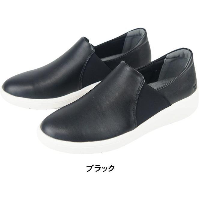 スリッポン レディース CROISSANT クロワッサン スニーカー コンフォートシューズ 軽い おしゃれ 黒 ウォーキング 靴 女性 婦人 母の日 プレゼント cr0520 | CROISSANT | 01