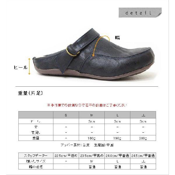 サボ サンダル クロッグ レディース ぺたんこ ソール 2WA ベルト dyma1006 ペニーレイン Penny Lane |  | 03