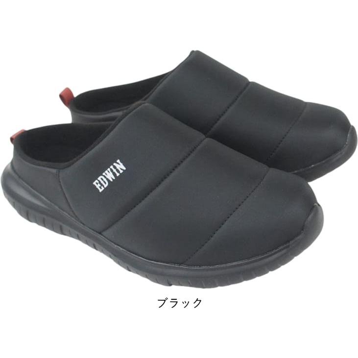 サボサンダル メンズ 歩きやすい 履きやすい 疲れない 軽量 防寒 防滑 暖かい おしゃれ 黒 クロッグ シューズ ダウン 秋 冬 靴 EDWIN エドウィン ew9075 |  | 03