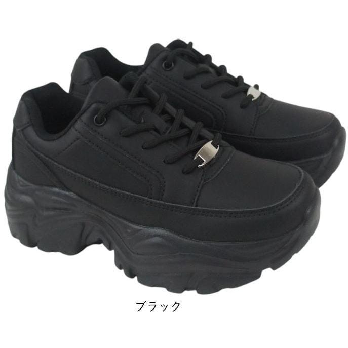 レースアップ 厚底 スニーカー 軽量 レディース カジュアル ハイソール 白 黒 プラットフォーム ダッド 5cm 脚長 足長 厚底 身長 シューズ 背 mzc025 |  | 01