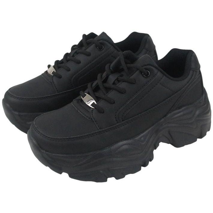 レースアップ 厚底 スニーカー 軽量 レディース カジュアル ハイソール 白 黒 プラットフォーム ダッド 5cm 脚長 足長 厚底 身長 シューズ 背 mzc025 |  | 05