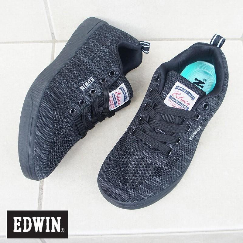 スニーカー レディース 靴 女性 ローカット エドウィン Edwin 軽量 軽い クッション 黒 ブラック 疲れにくい かわいい シンプル カジュアル Hredw4161 Hredw4161 ファッションシューズ アベリア 通販 Yahoo ショッピング