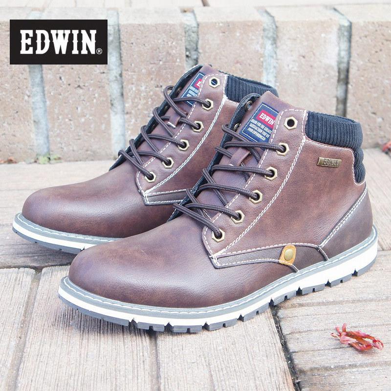 メンズ ブーツ 靴 男性 防水 防滑 レースアップ エドウィン Edwin ハイカット ワークブーツ スニーカーソール 紐 おしゃれ 軽量 履きやすい 父の日 Hredw7922 Hredw7922 ファッションシューズ アベリア 通販 Yahoo ショッピング
