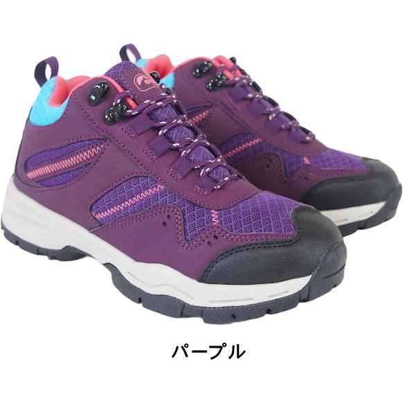 トレッキング シューズ ウォーキング 里山 ハイキング レディース 防水 軽量 黒 ハイカット HI アウトドアスポーツ hrfkn1102 送料無料 |  | 03
