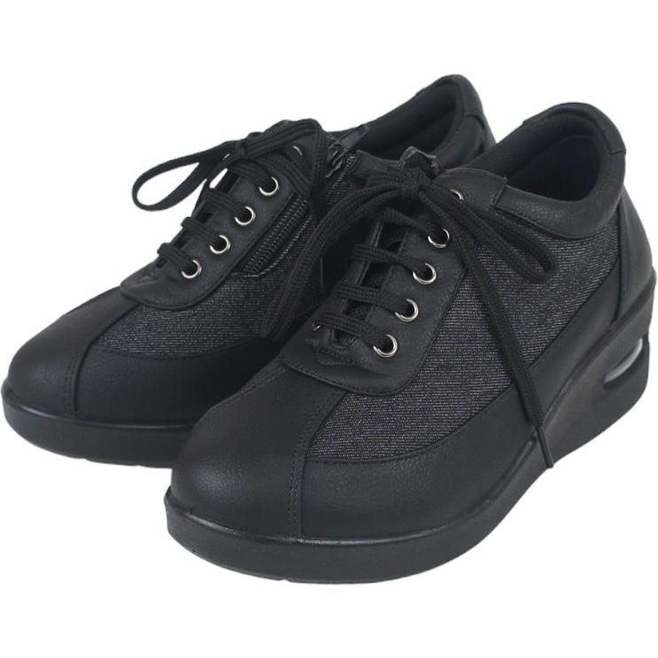 カジュアル コンフォートシューズ らくちん ウォーキングシューズ 旅行用 長時間 疲れにくい 歩きやすい 幅広 エアークッション 旅靴 美脚効果 婦人靴 htc280 |  | 06