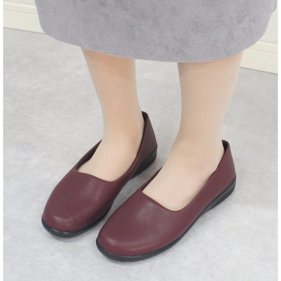 パンプス コンフォートシューズ レディース おしゃれ 幅広 3e ウォーキングシューズ レディース 歩きやすい 黒 カジュアルシューズ スリッポン 疲れない htc855s |  | 10