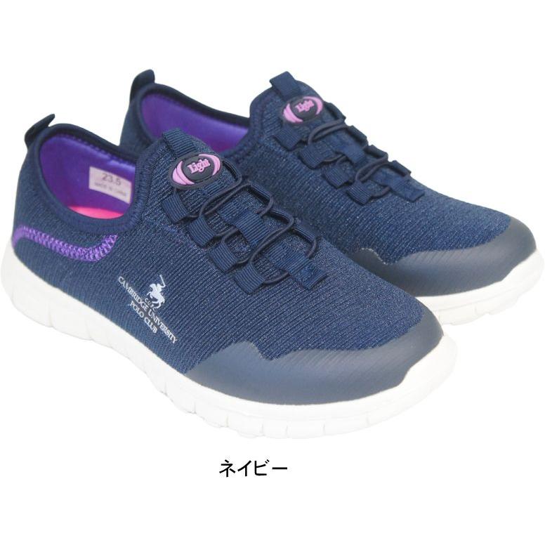 スニーカー レディース 靴 軽量 軽い 疲れない シューズ POLO CLUB ポロクラブ おしゃれ スリッポン 履きやすい 歩きやすい 母の日 htc90s | ポロ クラブ | 02