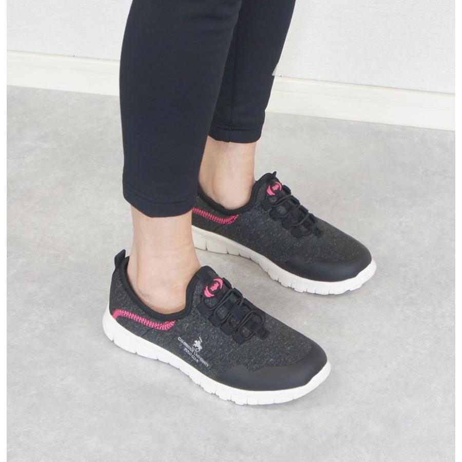 スニーカー レディース 靴 軽量 軽い 疲れない シューズ POLO CLUB ポロクラブ おしゃれ スリッポン 履きやすい 歩きやすい 母の日 htc90s | ポロ クラブ | 09