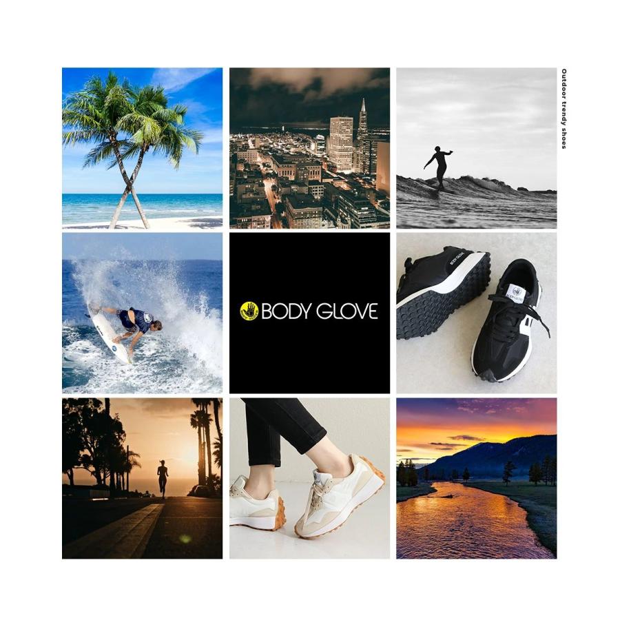 スニーカー レディース メンズ おしゃれ 白 軽量 ボディグローブ Body Glove ブランド 黒 ブラック ローテク スポーツシューズ メンズスニーカー htcbg7007 | Body Glove | 06