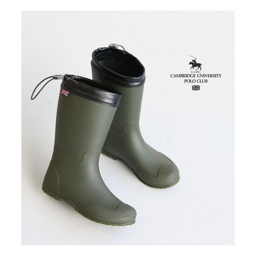 レインブーツ レディース ロング 折りたたみ 長靴 レインシューズ 黒 アウトドア ポロクラブ おしゃれ フード付き 雨 雪 滑りにくい ガーデニング htcpolo002 | ポロ クラブ | 15