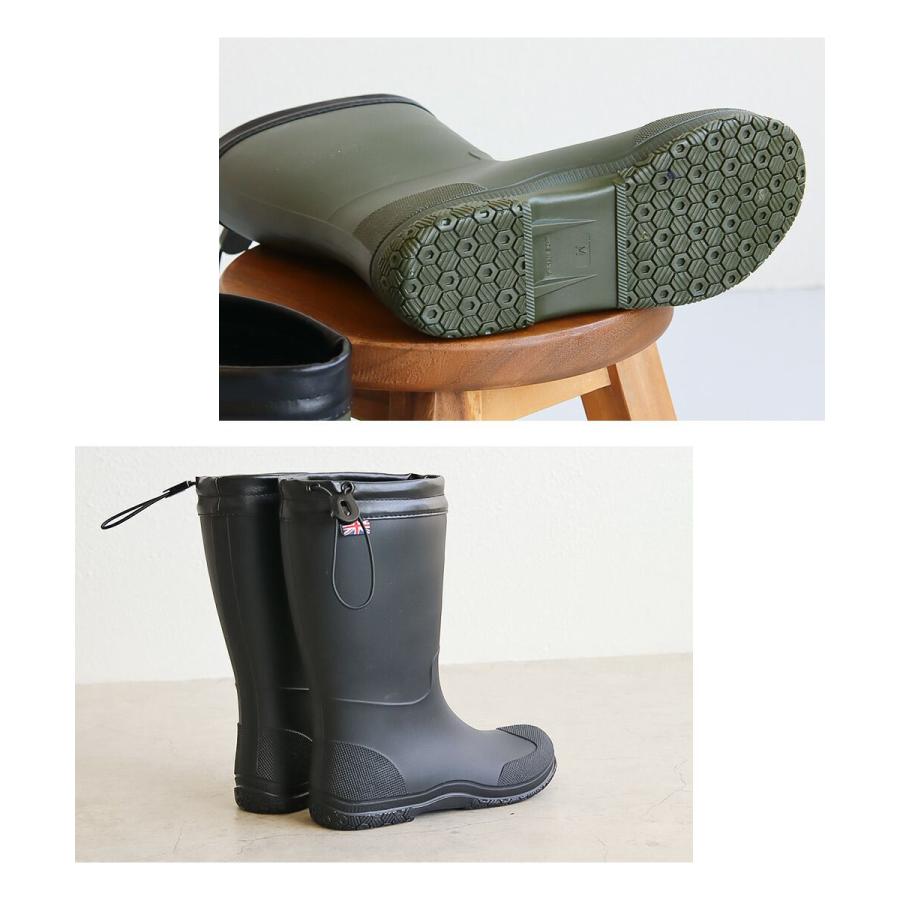 レインブーツ レディース ロング 折りたたみ 長靴 レインシューズ 黒 アウトドア ポロクラブ おしゃれ フード付き 雨 雪 滑りにくい ガーデニング htcpolo002 | ポロ クラブ | 10