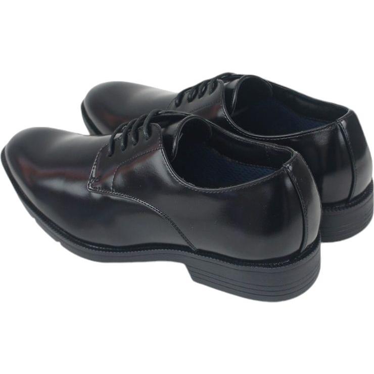 シークレットシューズ 防水 プレーントゥ 幅広 3E メンズ ビジネス