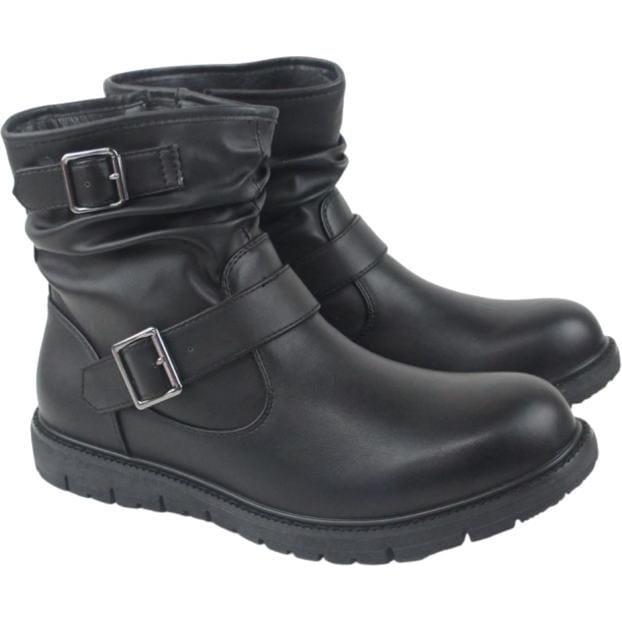 リベルト エンジニア ブーツ メンズ 防水 防滑 雨 レイン 雪 冬 サイド