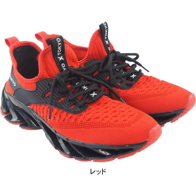 スニーカー メンズ 靴 シューズ X TOKYO エックストーキョー 屈曲 曲がるソール ウォーキングシューズ おしゃれ 40代 50代 安い ヒモ ひも 紐 履きやすい ko2197 | X TOKYO（スニーカー） | 07