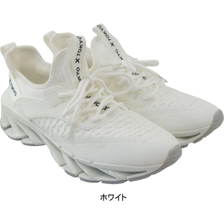 スニーカー メンズ 靴 シューズ X TOKYO エックストーキョー 屈曲 曲がるソール ウォーキングシューズ おしゃれ 40代 50代 安い ヒモ ひも 紐 履きやすい ko2197 | X TOKYO（スニーカー） | 08