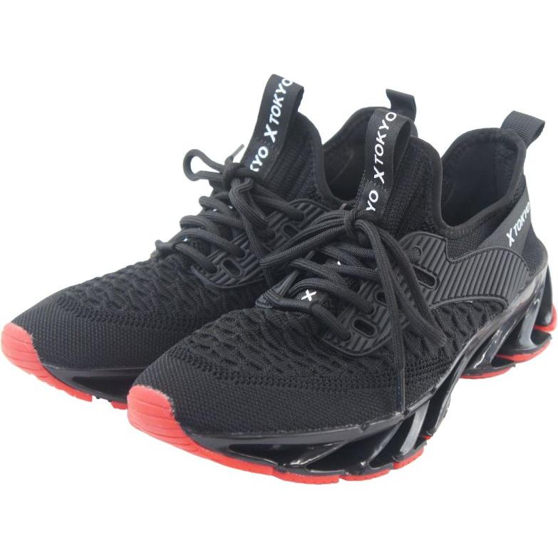 スニーカー メンズ 靴 シューズ X TOKYO エックストーキョー 屈曲 曲がるソール ウォーキングシューズ おしゃれ 40代 50代 安い ヒモ ひも 紐 履きやすい ko2197 | X TOKYO（スニーカー） | 14