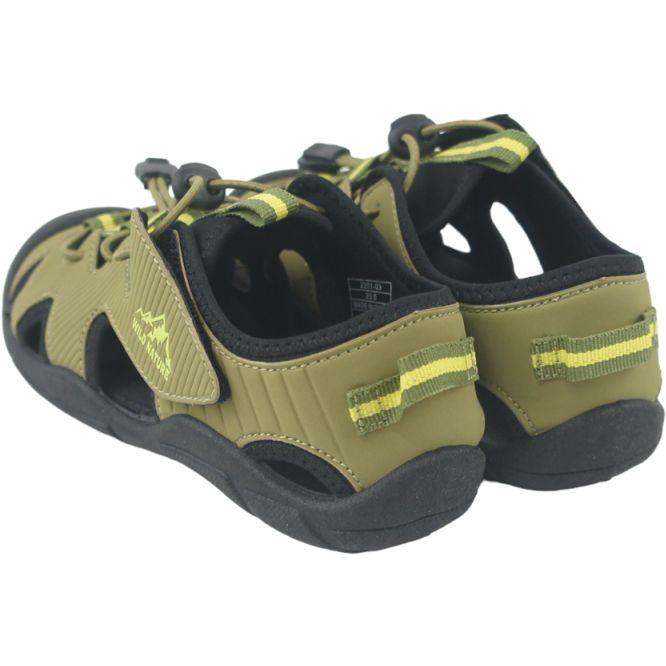 サンダル 子供 キッズ ジュニア スポーツサンダル 男の子 水陸両用 速乾インソール スポサン キャンプ 海 川 ブラック ワイルドネイチャー WILD NATURE ko2201 |  | 13