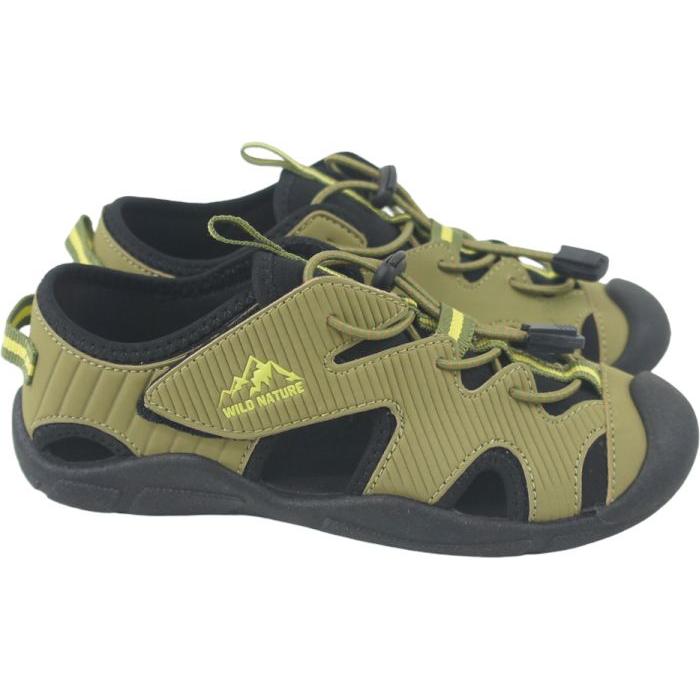 サンダル 子供 キッズ ジュニア スポーツサンダル 男の子 水陸両用 速乾インソール スポサン キャンプ 海 川 ブラック ワイルドネイチャー WILD NATURE ko2201 |  | 12