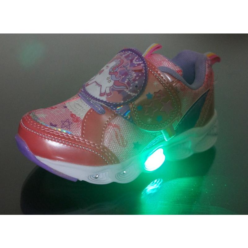 光る靴 キッズ シューズ スニーカー 子供 靴 Double Star ダブルスター キッズスニーカー LED 幼稚園 保育園 小学生 女の子 ユニコーン マジック ko4597 |  | 09
