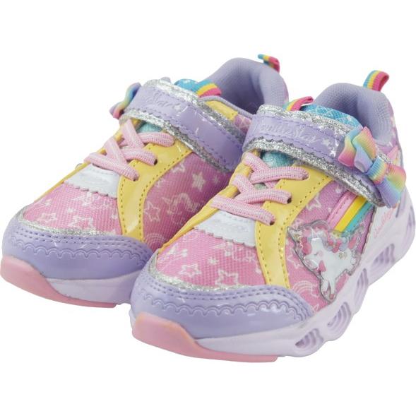 人気 光る靴 キッズ シューズ スニーカー 子供 靴 Double Star ダブルスター キッズスニーカー LED 幼稚園 保育園 小学生 女の子 ユニコーン マジック ko4957 |  | 04