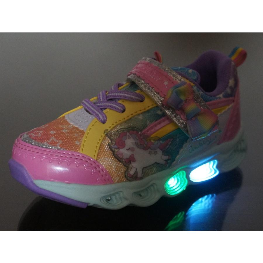 人気 光る靴 キッズ シューズ スニーカー 子供 靴 Double Star ダブルスター キッズスニーカー LED 幼稚園 保育園 小学生 女の子 ユニコーン マジック ko4957 |  | 08