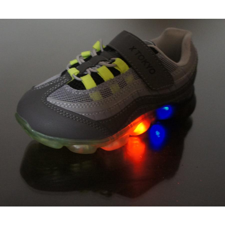 光る靴 キッズ シューズ スニーカー 子供 靴 X TOKYO キッズスニーカー LED 幼稚園 保育園 小学生 男の子 女の子 エアマックス95 タイプ マジック ko594 |  | 08