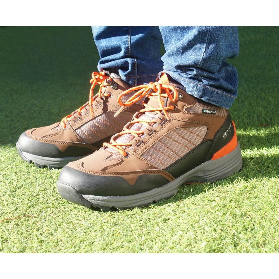 DUNLOP REFINED トレッキングシューズ メンズ 幅広 4E ワークブーツ