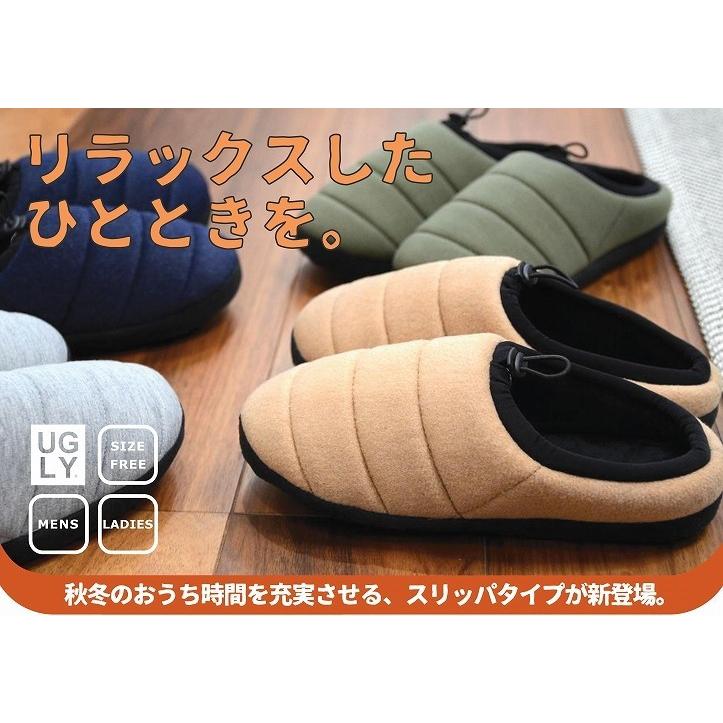 ルームシューズ サボ サンダル レディース メンズ ローヒール ぺたんこ フラット 軽量 黒 ブラック スウェット フリース 暖かい 室内 スリッパ 秋 冬 msroom |  | 09