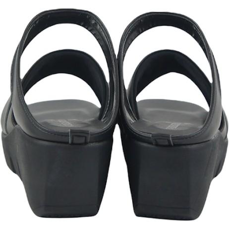 ミュール サンダル レディース つっかけ 日本製 疲れにくい 静音 黒 厚底 疲れない ヒール 職場 オフィス 人気 歩きやすい ウェッジソール ストラップ nc1032s |  | 05