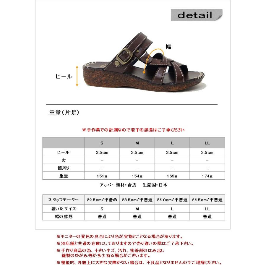 日本製 2way サンダル ミュール レディース ウエッジ ヒール ソール ぺたんこ フラット 痛くない やわらかい 軽い 夏 nc3006 | Santa Barbara Polo & Racquet Club | 04