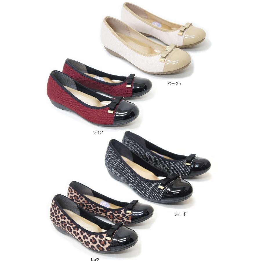 走れるパンプス フラット シューズ バレエ リボン ぺたんこ ラウンドトゥ パンプス 走れる 痛くない 黒 ARCH CONTACT/アーチコンタクト nc39082 | ARCH CONTACT | 04