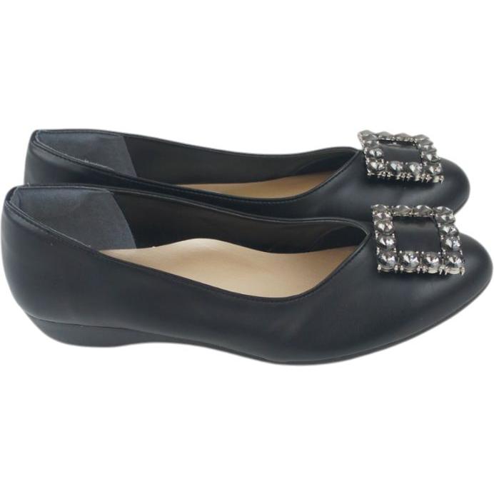 日本製 レディース ローヒール パンプス ファーストコンタクト ビジュー アーモンドトゥ 疲れない 痛くない 歩きやすい 脱げない 低反発 マザータッチ nc39169 | FIRST CONTACT | 05