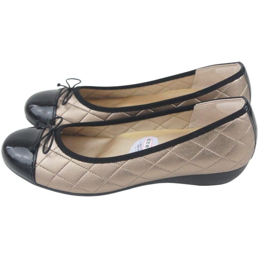 日本製 レディース パンプス ローヒール アーチコンタクト 履きやすい 脱げにくい 婦人靴 ラウンドトゥ フラットシューズ 疲れにくい 通勤 女性用 nc39268 | ARCH CONTACT | 10