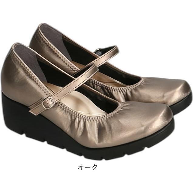 日本製 レディース パンプス ファーストコンタクト 厚底 ウェッジソール ストラップ ラウンドトゥ 痛くない 履きやすい 歩きやすい 疲れない 柔らかい nc39607 | FIRST CONTACT | 13