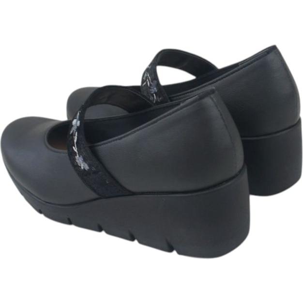 日本製 レディース パンプス ファーストコンタクト 厚底 ウェッジソール ストラップ ラウンドトゥ 痛くない 履きやすい 歩きやすい 疲れない 柔らかい nc39611 | FIRST CONTACT | 06