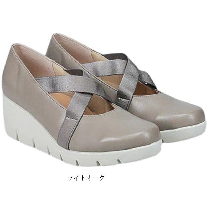 日本製 レディース パンプス ウェッジソール クロスストラップ FIRST CONTACT 歩きやすい 痛くない 走れるパンプス 甲ストラップ 厚底 靴 黒 nc39619 | FIRST CONTACT | 14