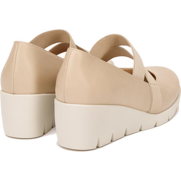 日本製 レディース パンプス ウェッジソール クロスストラップ FIRST CONTACT 歩きやすい 痛くない 走れるパンプス 甲ストラップ 厚底 靴 黒 nc39619 | FIRST CONTACT | 17