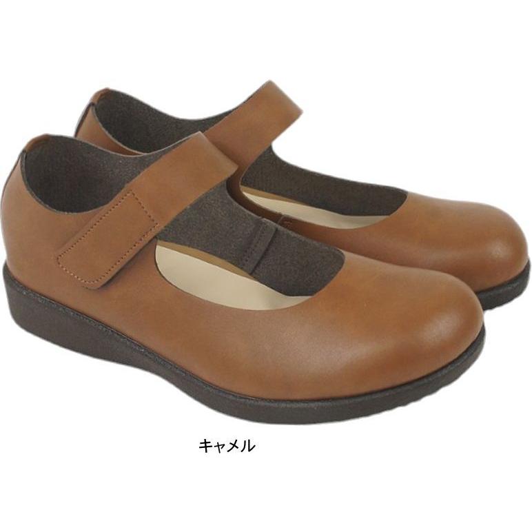 日本製 パンプス レディース ローヒール 痛くない 幅広 オブリークトゥ 外反母趾 脱げない 歩きやすい カジュアルシューズ コンフォート nc49132 |  | 03