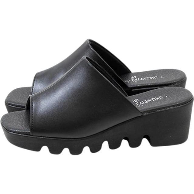 日本製 サンダル レディース つっかけ 厚底サンダル ウェッジソール ミュール オフィスサンダル オープントゥ ウェッジサンダル 履きやすい 春夏 黒 nc6451 |  | 12