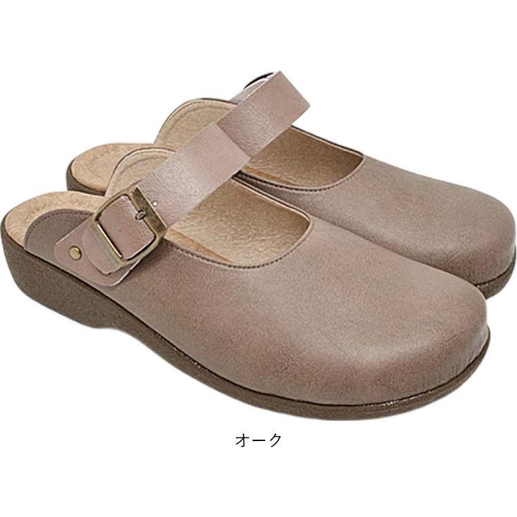 日本製 サンダル レディース クッション サボサンダル 前ふさがり つっかけ 黒 ウェッジソール 靴 歩きやすい おしゃれ コンフォート 母の日 nc6884 | Santa Barbara Polo & Racquet Club | 04