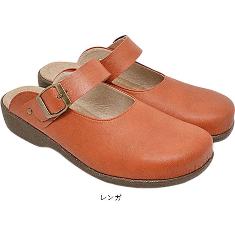 日本製 サンダル レディース クッション サボサンダル 前ふさがり つっかけ 黒 ウェッジソール 靴 歩きやすい おしゃれ コンフォート 母の日 nc6884 | Santa Barbara Polo & Racquet Club | 06